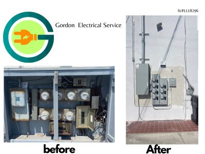 Before and After Electrical Panel Replacement